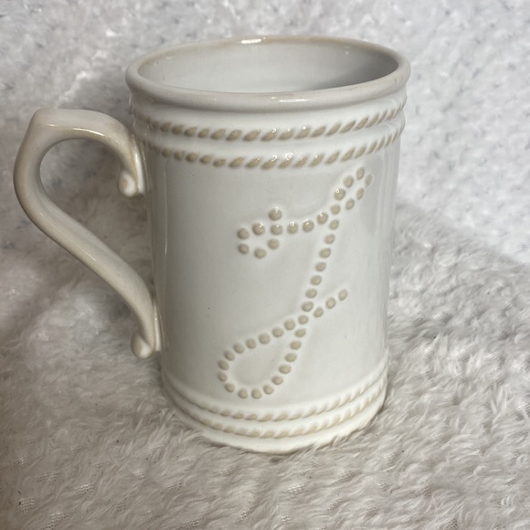 The food network stoneware letter J coffee mug cup - Picture 2 of 4